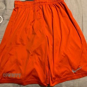 Nike Oklahoma State Cowboys Workout Shorts - Large